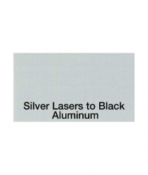 Silver/Black Ultra Laser <BR>Aluminum 300x600x0.5mm