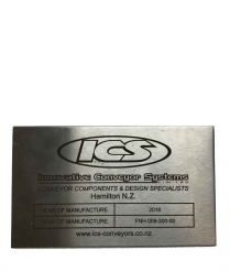 SERIAL NO PLATE - FIBRE ENGRAVED