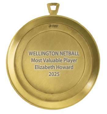 Example of an engraved medal
