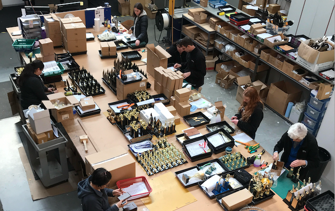 awards team at work